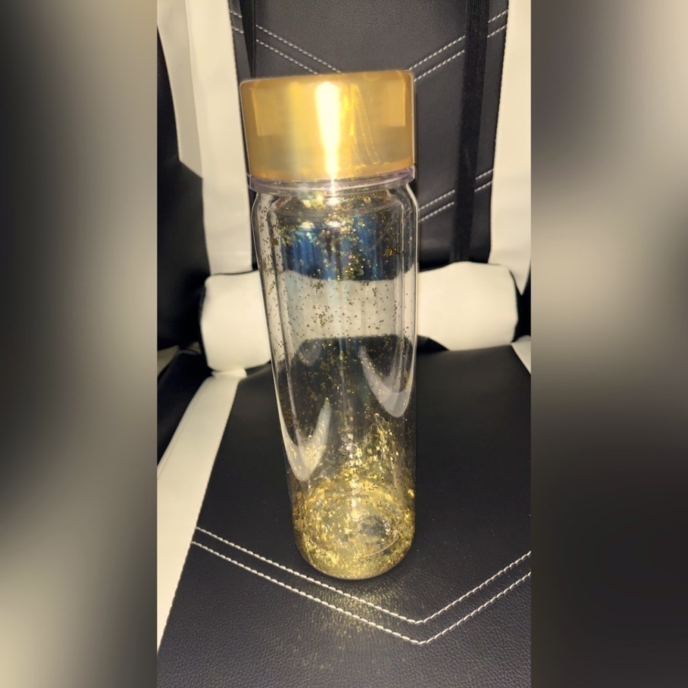 GOLD Sparkle Water Bottle
